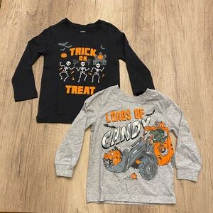 2/$7 Carter’s Toddler Halloween Longsleeve T-Shirts 2T